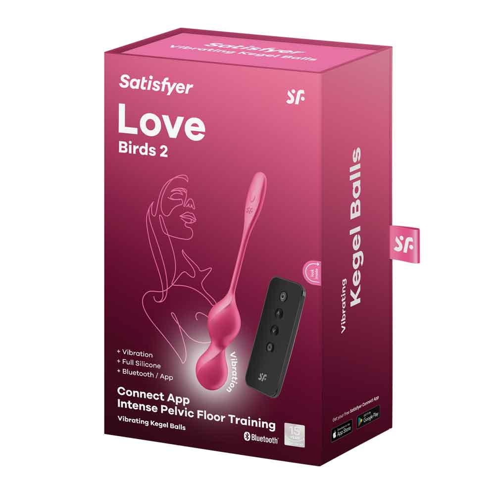 Love Birds 2 Connect App - Hot Pink | 4061504002941 | Discreet Personal Wellness