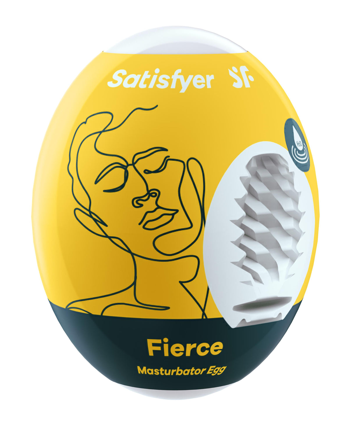 3 Pc Set Masturbator Egg - Fierce - Yellow | 4049369043460 | Discreet Personal Wellness