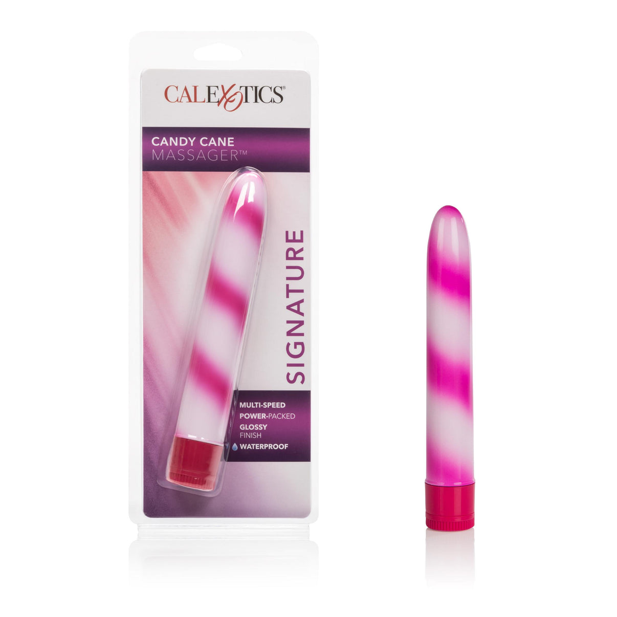 Candy Cane Massager - Pink | 716770023360 | Discreet Personal Wellness