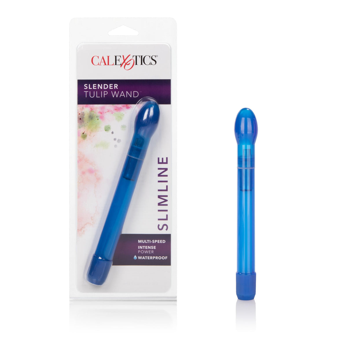 Slender Tulip Wand Cobalt | 716770018908 | Discreet Personal Wellness