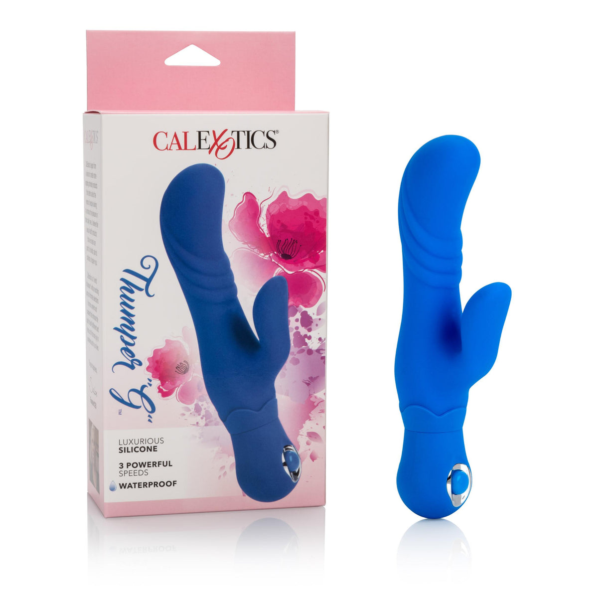 Posh Silicone Thumper G - Blue | 716770074348 | Discreet Personal Wellness