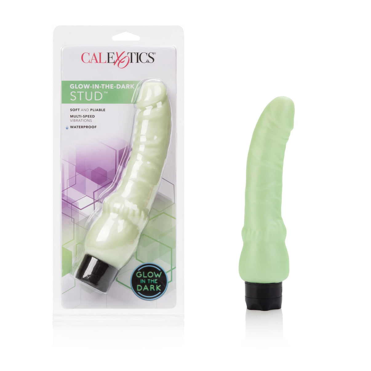 Waterproof Glow in the Dark Stud - Mint | 716770035233 | Discreet Personal Wellness
