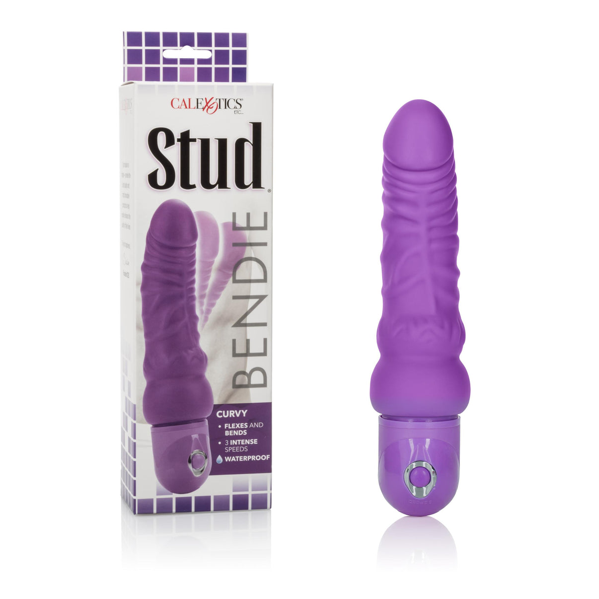 Bendie Power Stud - Curvy - Purple | 716770079343 | Discreet Personal Wellness
