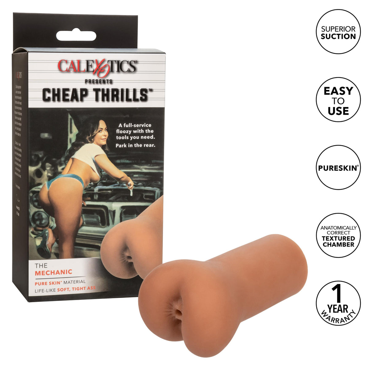 Cheap Thrills The Mechanic - Ass Stroker | 716770098214 | Discreet Personal Wellness
