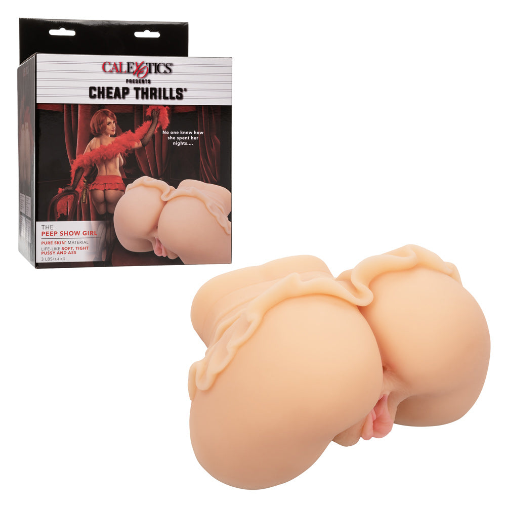 Cheap Thrills - The Peep Show Girl - Ass And Vagina Style Stroker | 716770108104 | Discreet Personal Wellness