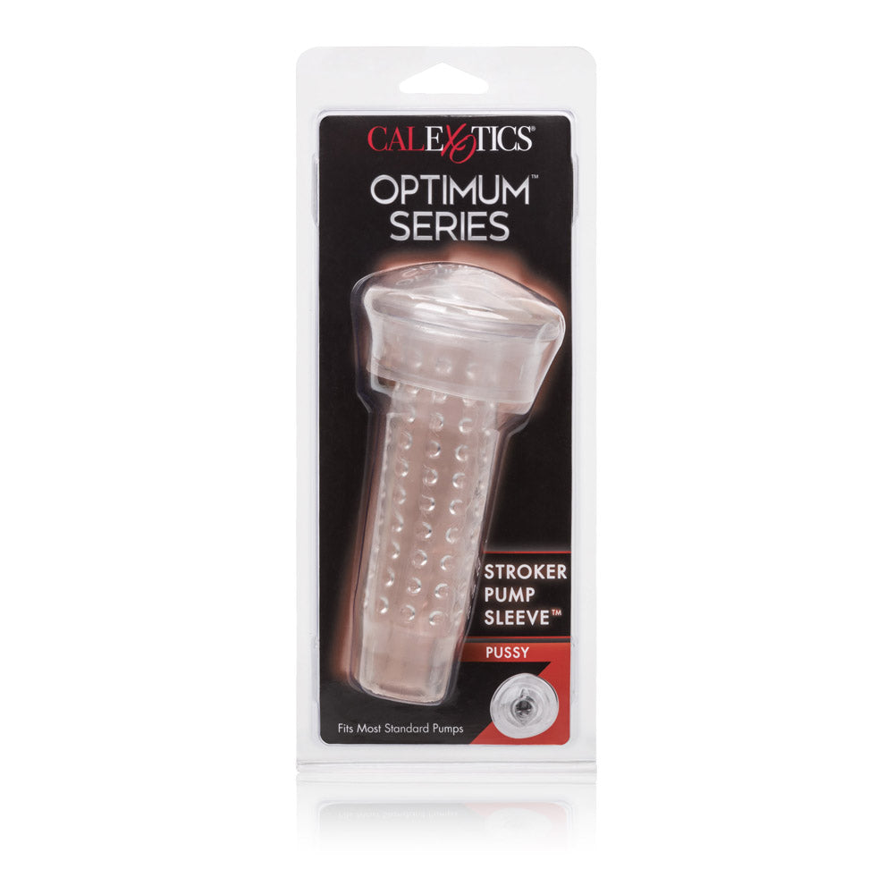 Optimum Series Stroker Pump Sleeve Vagina | 716770090379 | Discreet Personal Wellness