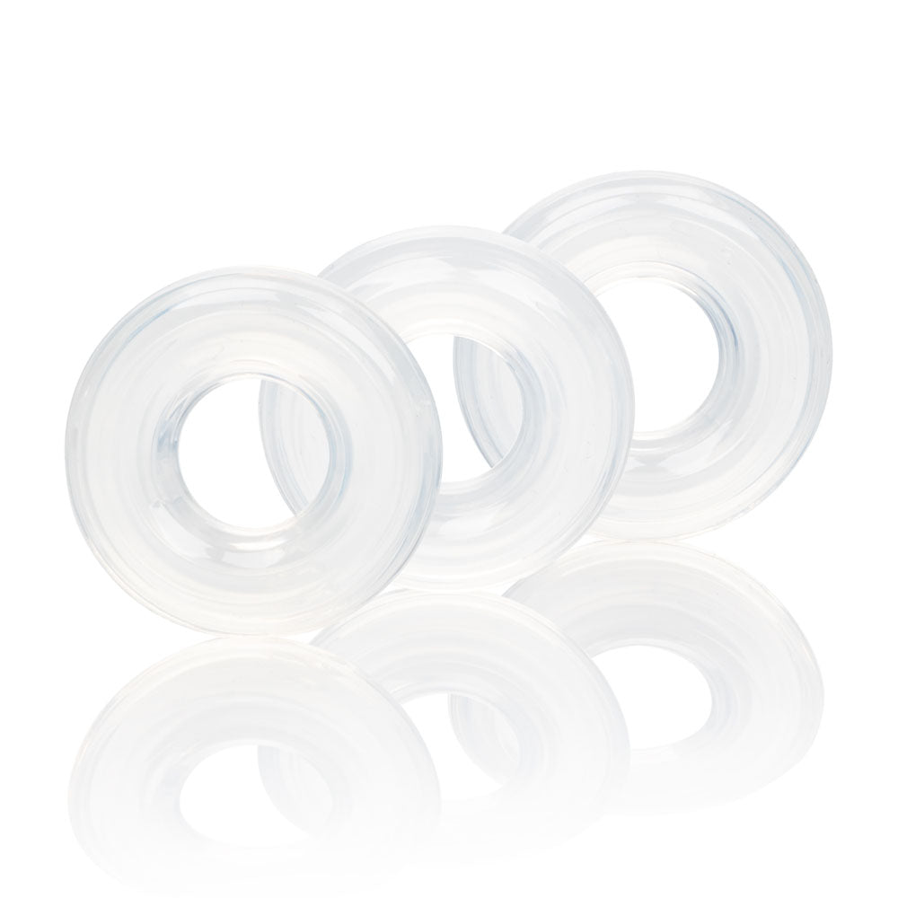 Set of 3 Silicone Stacker Rings | 716770091499 | Discreet Personal Wellness