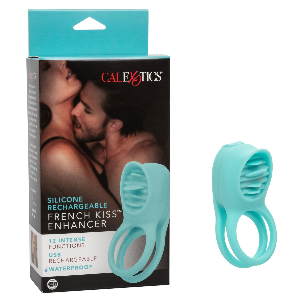 Silicone Rechargeable French Kiss Enhancer | 716770098436 | Discreet Personal Wellness