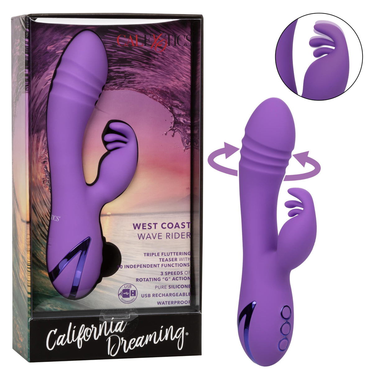 California Dreaming West Coast Wave Rider | 716770097880 | Discreet Personal Wellness