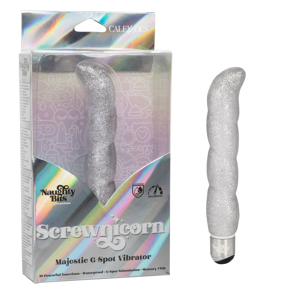 Naughty Bits Screwnicorn Majestic G-Spot Vibrator | 716770094360 | Discreet Personal Wellness