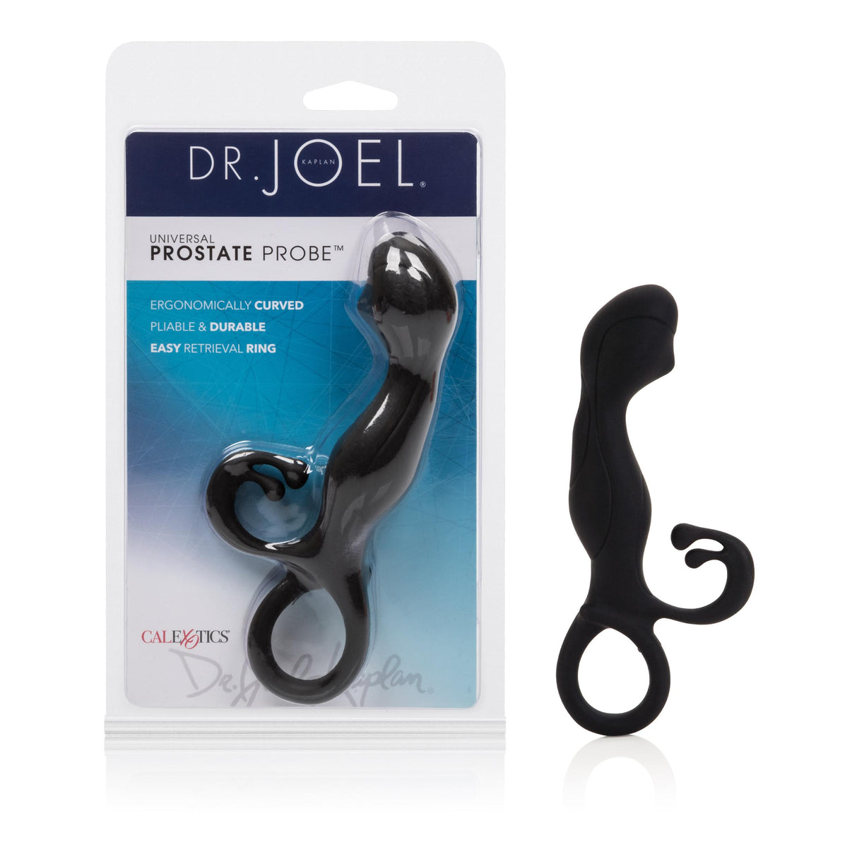 Dr. Joel Kaplan Universal Prostate Probe - Black | 716770070128 | Discreet Personal Wellness