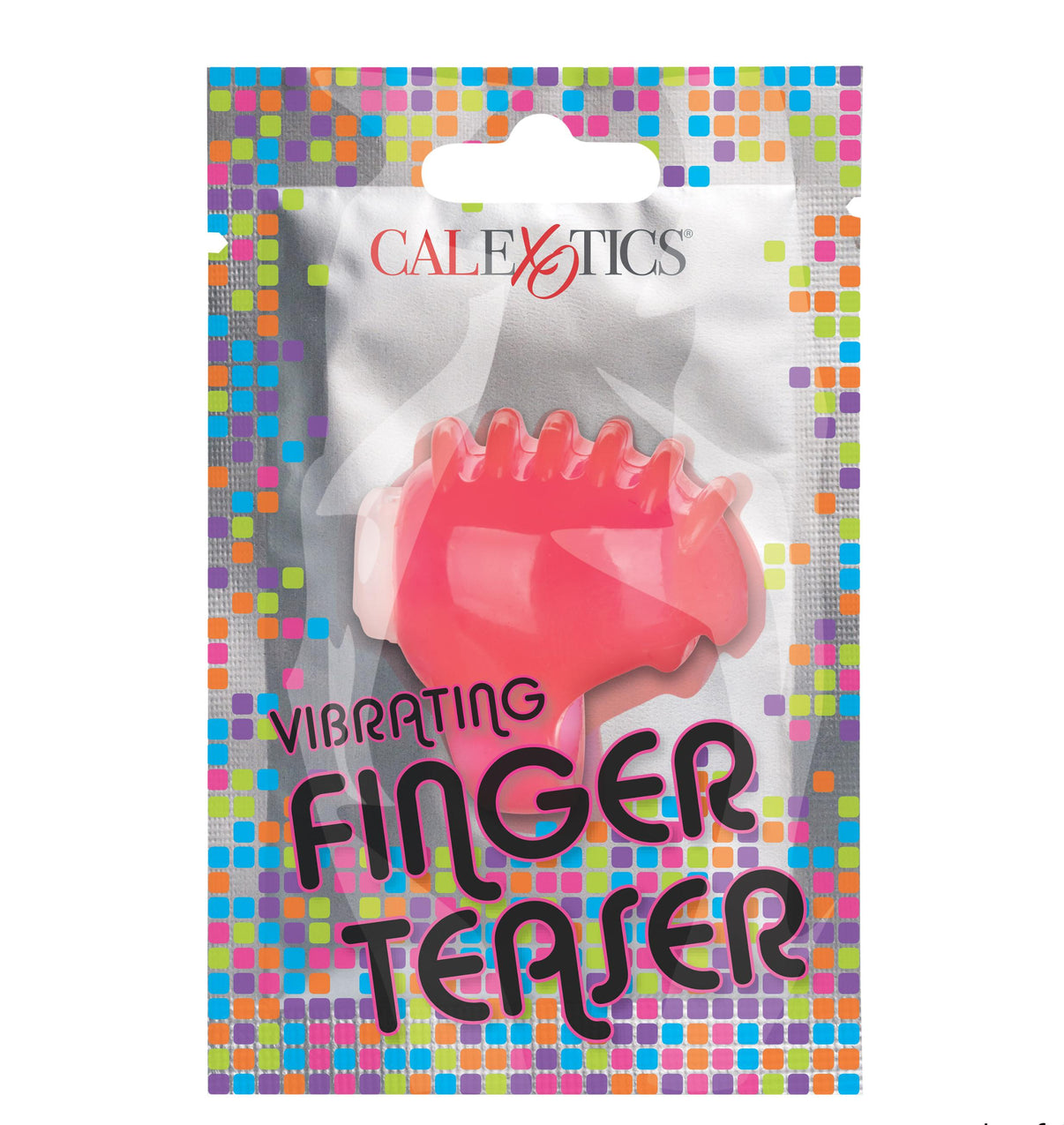 Foil Pack Vibrating Finger Teaser - Pink | 716770099426 | Discreet Personal Wellness