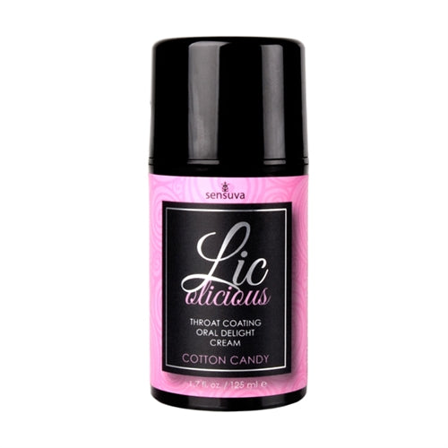 Lic-O-Licious Oral Delight Cream - Cotton Candy - 1.7 Fl. Oz. | 855559007266 | Discreet Personal Wellness