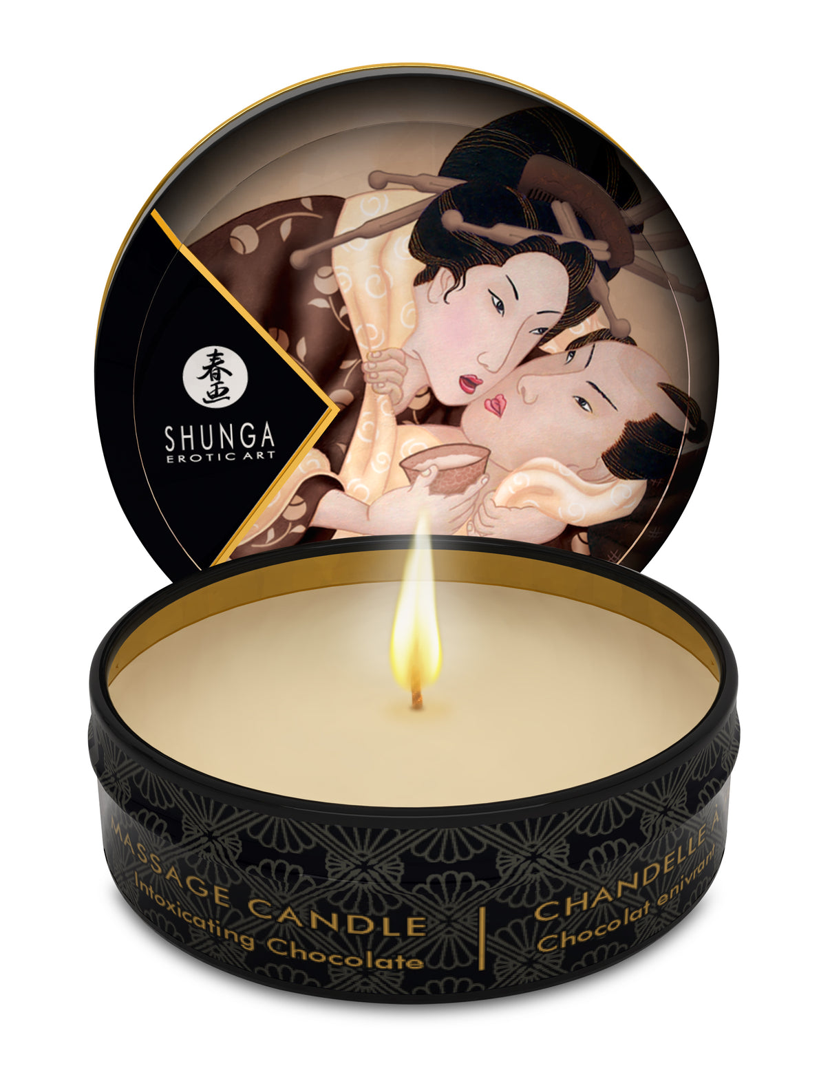 Mini Massage Candle - Excitation - Intoxicating Chocolate - 1 Fl. Oz. | 697309046091 | Discreet Personal Wellness