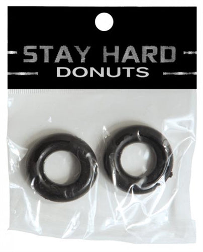 Stay Hard Donuts - 2pack - Black | 752875950026 | Discreet Personal Wellness