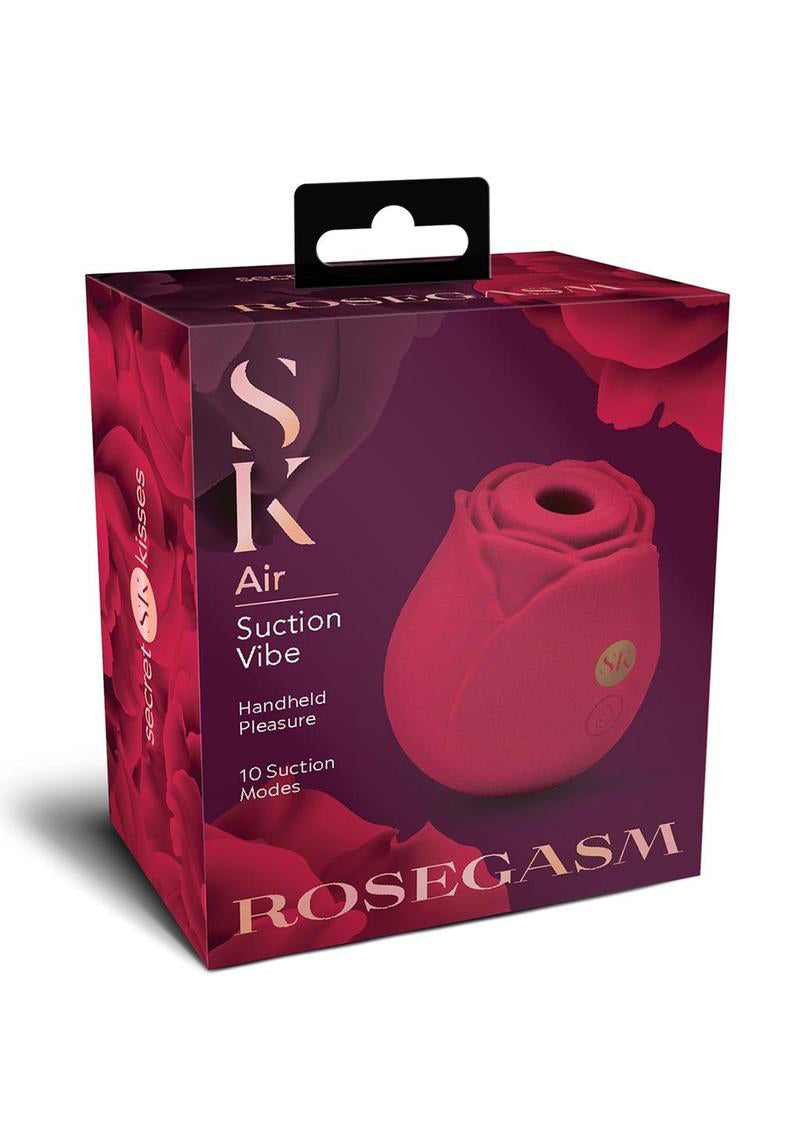 Secret Kisses Rosegasm Air - Red | 884472032925 | Discreet Personal Wellness
