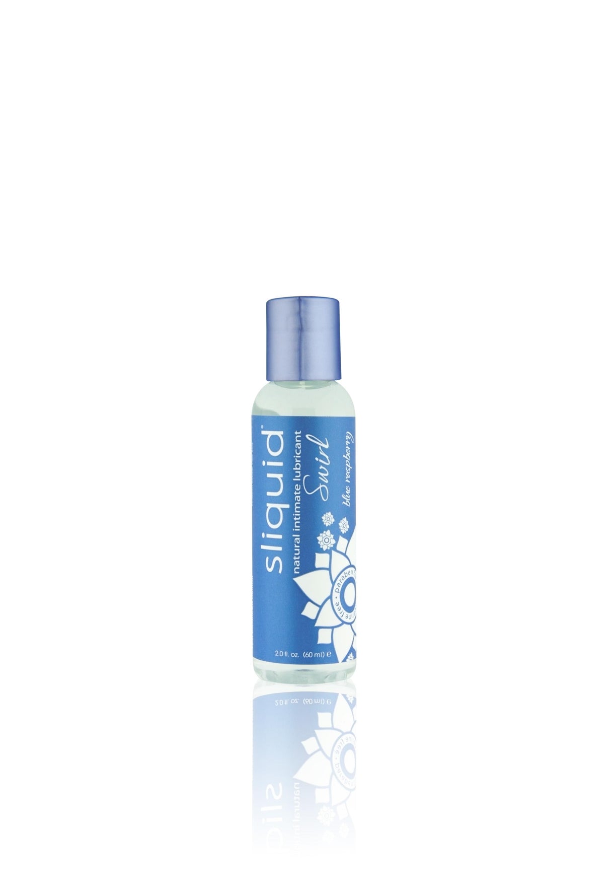 Naturals Swirl - Blue Raspberry - 2.0 Fl. Oz (59 ml) | 894147009084 | Discreet Personal Wellness