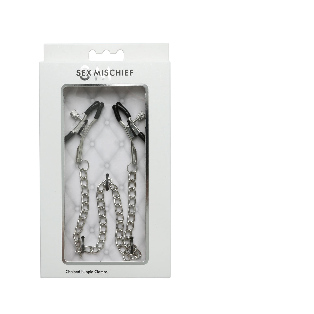 Sex and Mischief Chained Nipple Clamps | 646709100896 | Discreet Personal Wellness