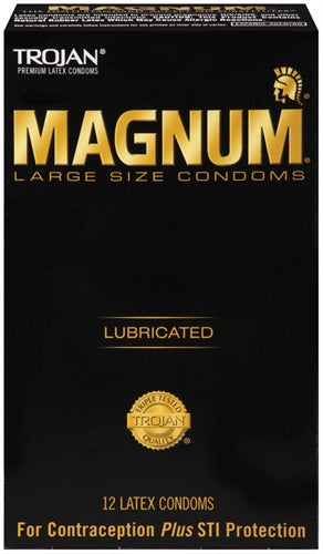 Trojan Magnum - 12 Pack | 022600642145 | Discreet Personal Wellness