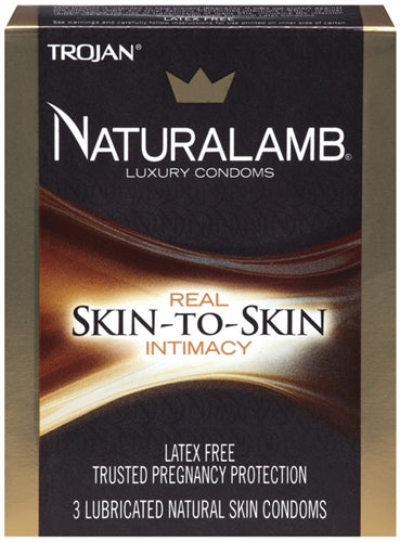 Trojan Naturalamb Luxury Condoms - 3 Pack | 022600980506 | Discreet Personal Wellness