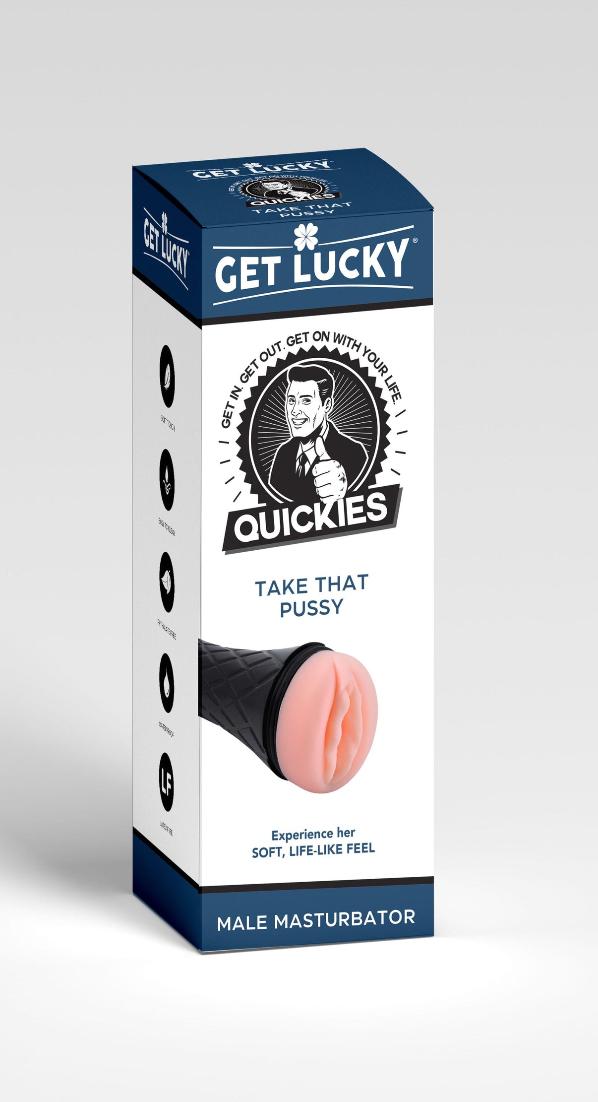 Get Lucky Quickies Take That Vagina Male Masturbator | 812024032512 | Discreet Personal Wellness