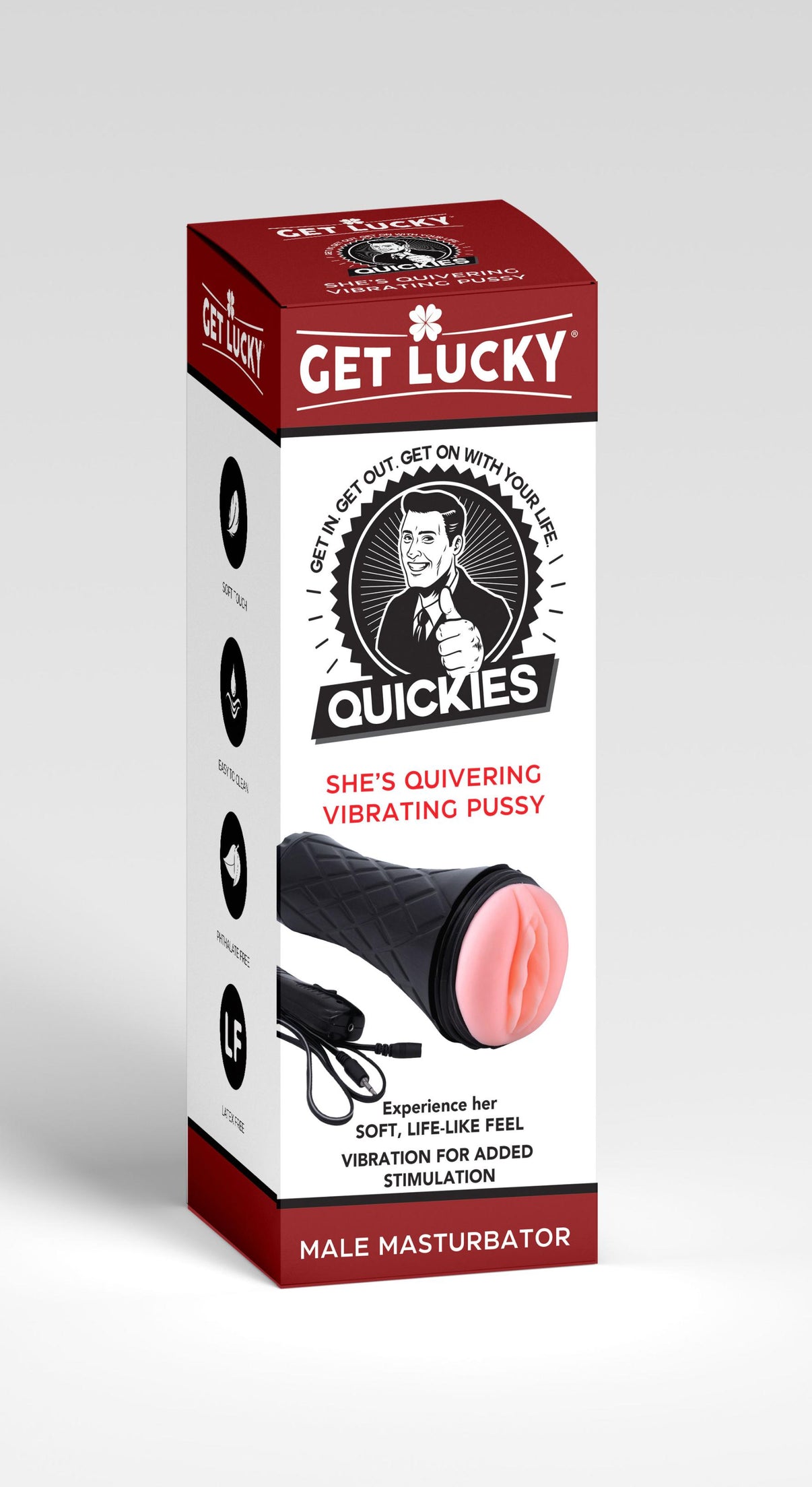 Get Lucky Quickies She's Quivering Vibrating Vagina | 812024032529 | Discreet Personal Wellness