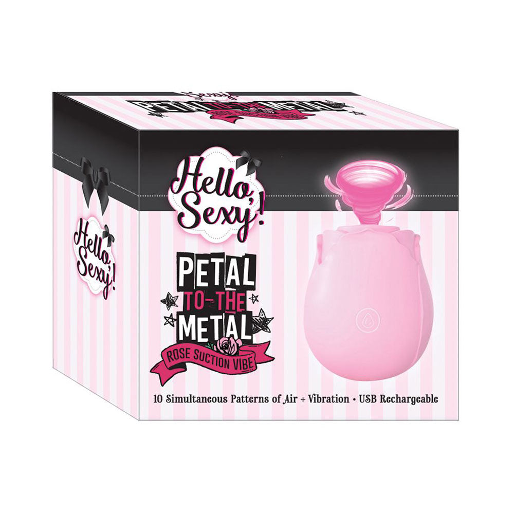 Petal to-the Metal Rose Suction Vibe | 812024034103 | Discreet Personal Wellness