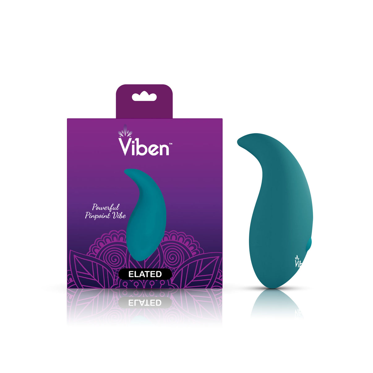 Elated - Intense Hand Held Pinpoint Vibe - Ocean | 850018691024 | Discreet Personal Wellness