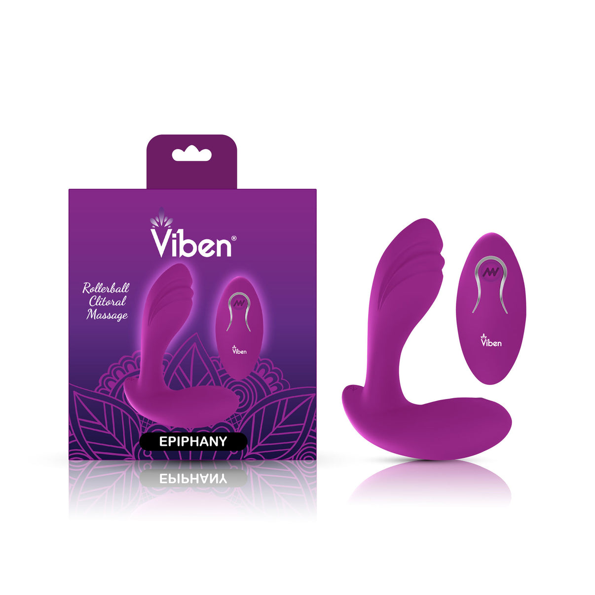 Epiphany - Berry - Rollerball Clitoral Massager | 850018691031 | Discreet Personal Wellness