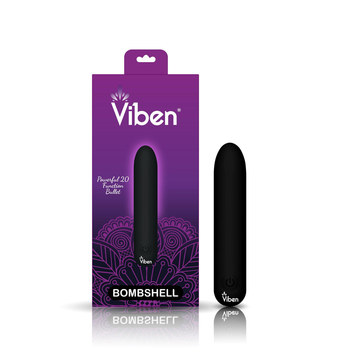 Bombshell - Black - Mighty Bullet | 810080750081 | Discreet Personal Wellness