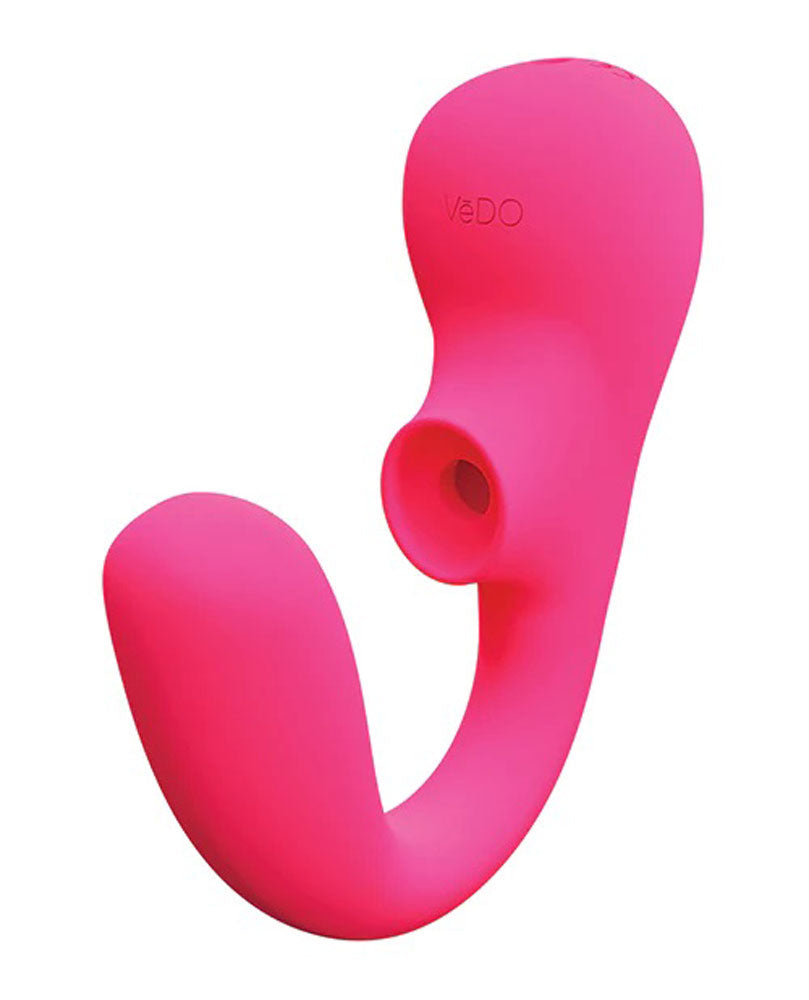 Suki Plus Rechargeable Dual Sonic Vibe - Foxy Pink | 792816281567 | Discreet Personal Wellness