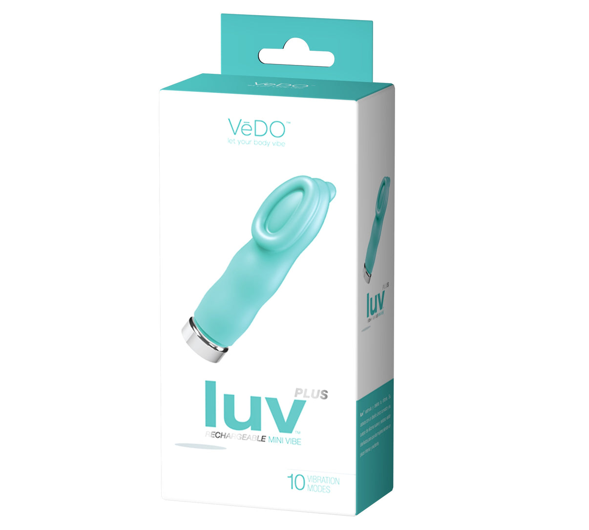 Luv Plus Rechargeable Mini Vibe - Tease Me Turquoise | 731882511673 | Discreet Personal Wellness