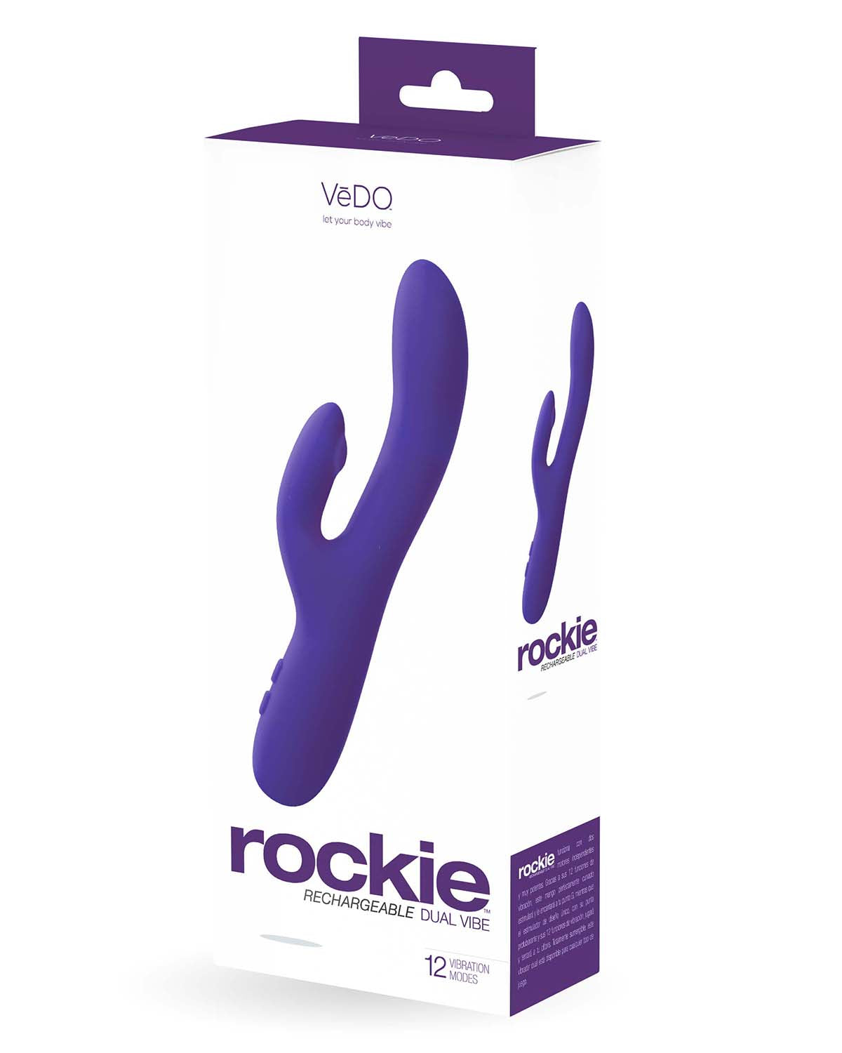 Rockie Dual Rechargeable Vibe - Indigo | 789185757205 | Discreet Personal Wellness
