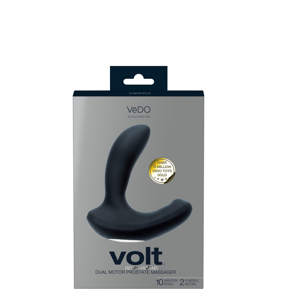 Volt Rechargeable Prostate Vibe - Black | 850052871208 | Discreet Personal Wellness