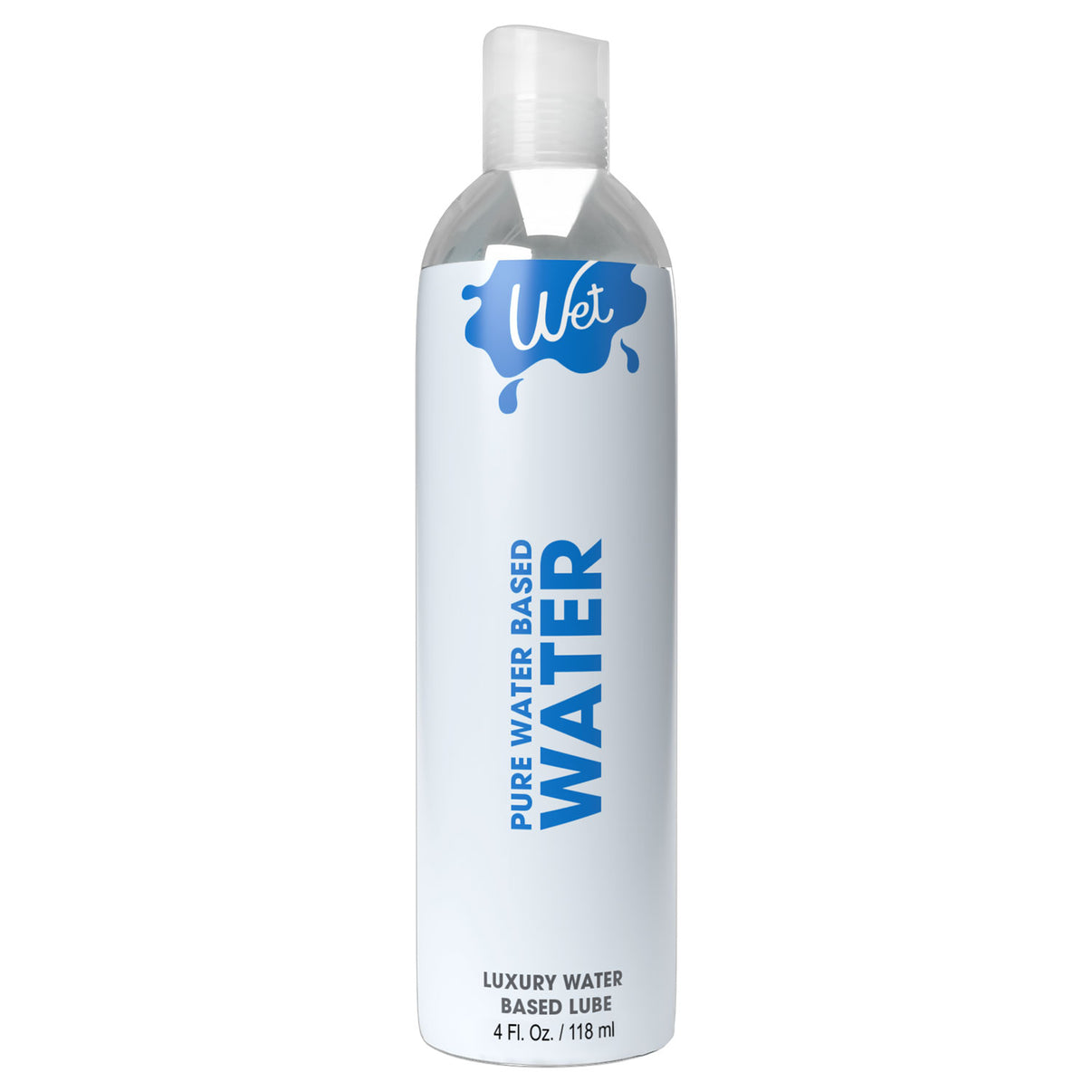 Wet Water - Luxury Waterbased Lubricant 4 Oz | 716222203081 | Discreet Personal Wellness