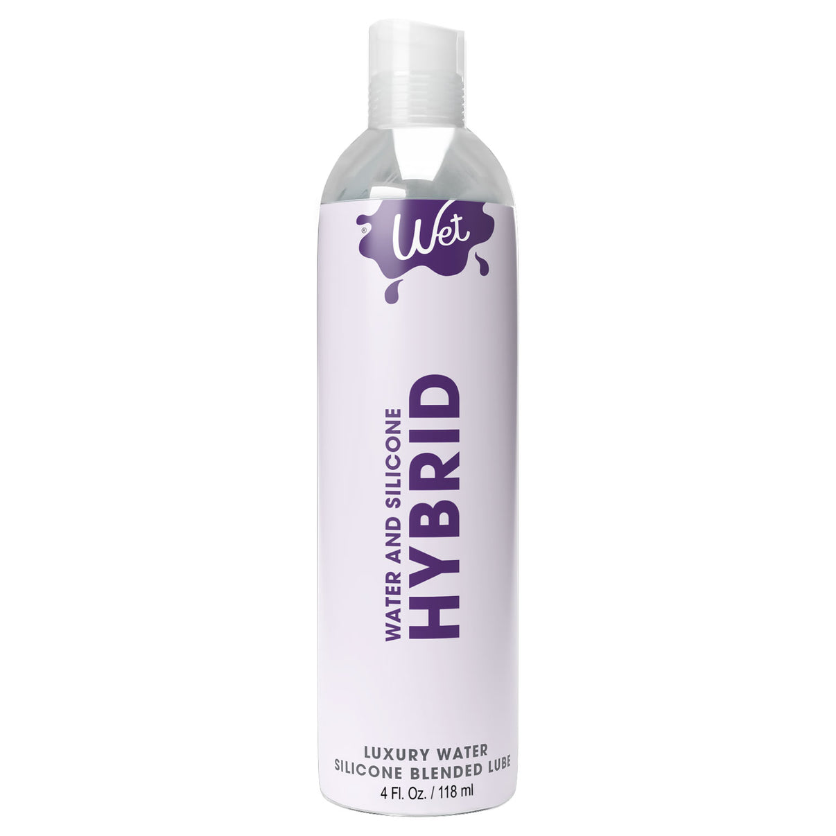 Wet Hybrid Luxury Water/silicone Blend Based Lubricant 4 Oz | 716222207348 | Discreet Personal Wellness