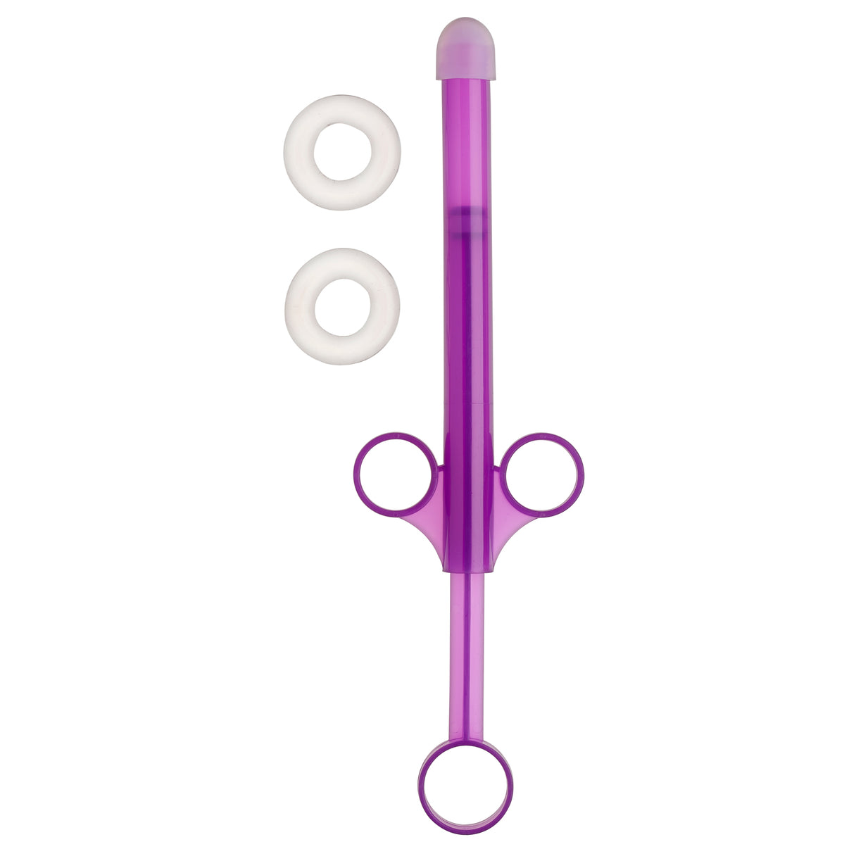 Fresh + XL Lube Applicator with C Rings Purple | 685239852684 | Discreet Personal Wellness