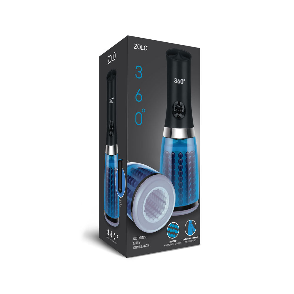 Zolo 360 Rotating Male Stimulator | 848416003945 | Discreet Personal Wellness