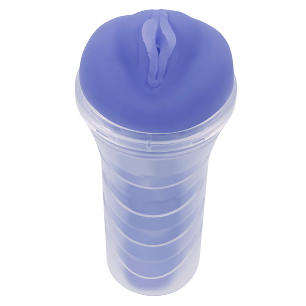 Zero Tolerance Pop on the Glow Vagina Style Stroker - Purple | 844477025575 | Discreet Personal Wellness
