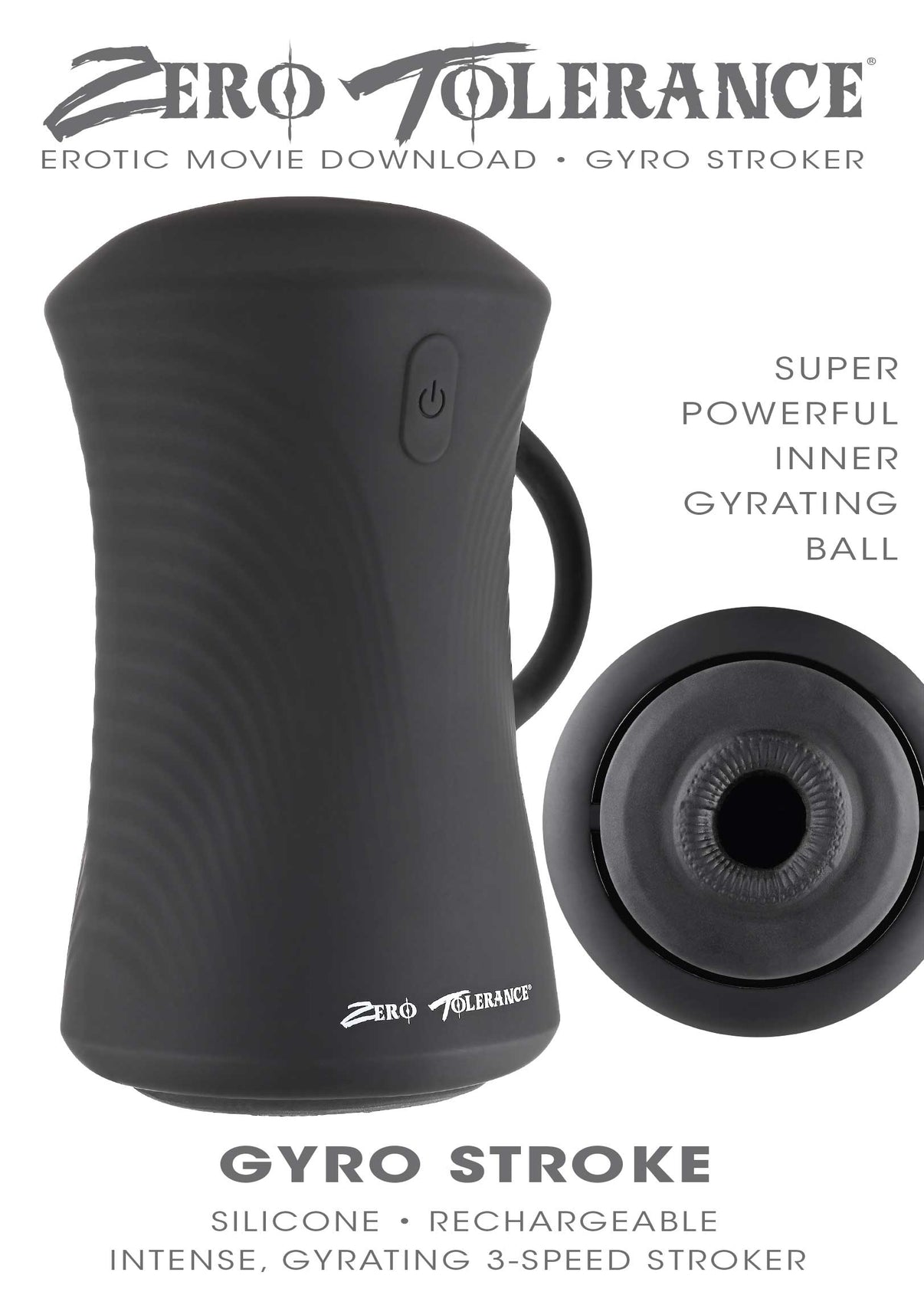 Gyro Stroke - Black | 844477021652 | Discreet Personal Wellness