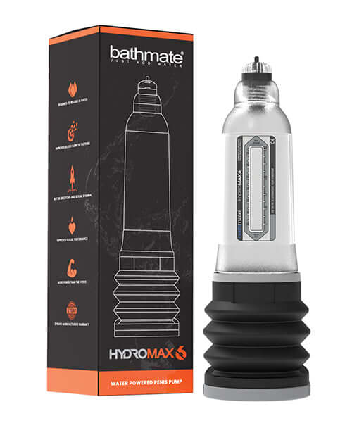 Bathmate Hydromax 6 - Clear Penis Pump | 5060140201243 | Discreet Personal Wellness